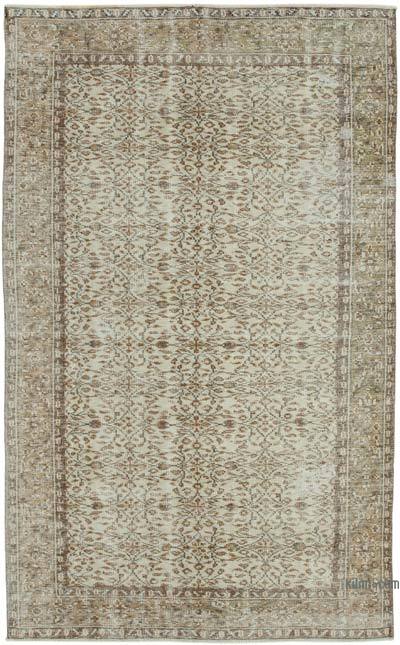 Vintage El Dokuma Anadolu Halısı - 169 cm x 272 cm