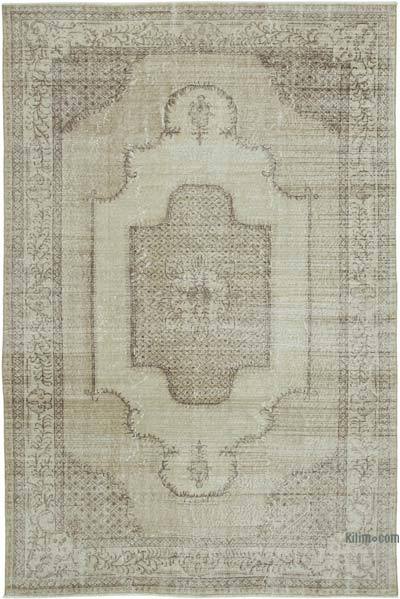 Vintage El Dokuma Anadolu Halısı - 203 cm x 307 cm