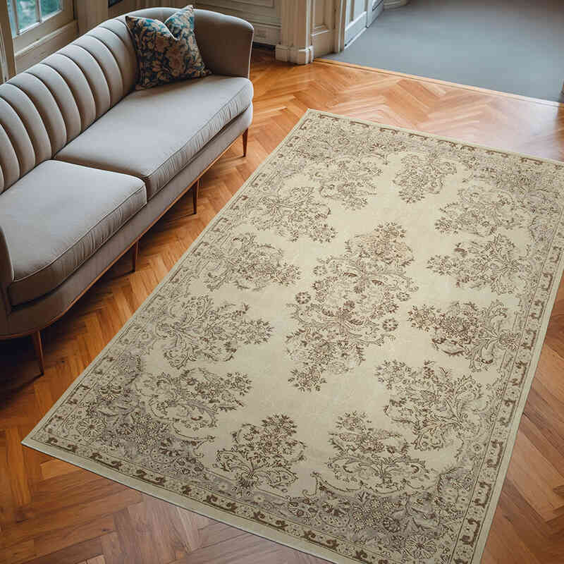 Alfombra Vintage Turca Anudada a Mano - 195 cm x 308 cm - K0050765