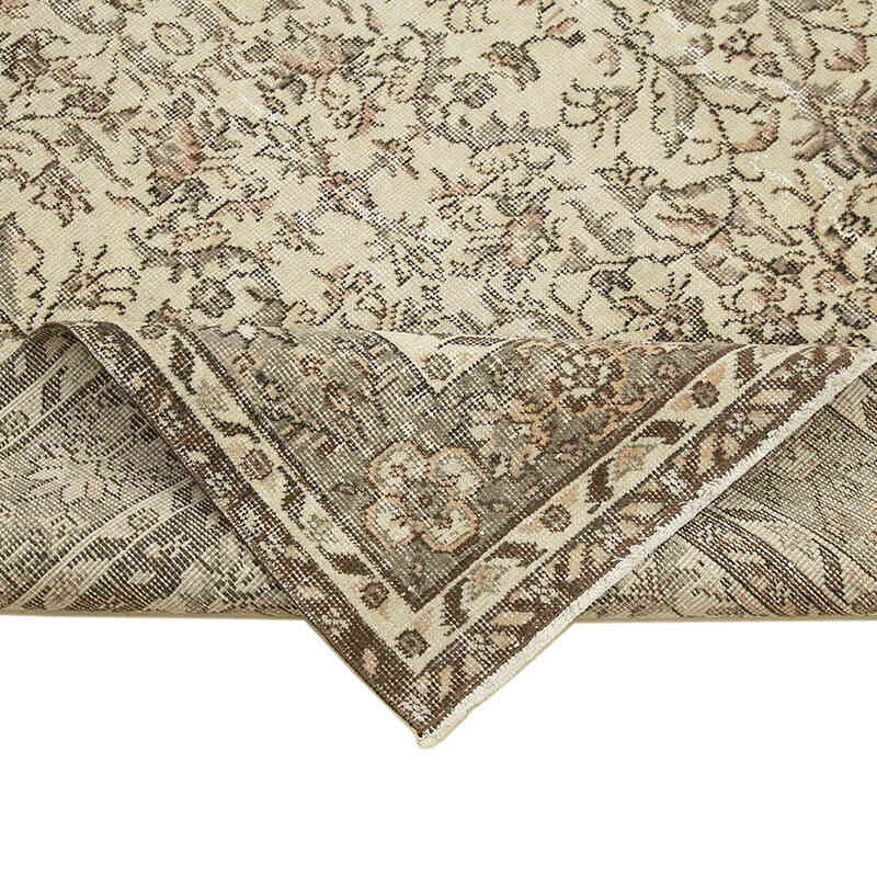 Alfombra Vintage Turca Anudada a Mano - 206 cm x 305 cm - K0050768