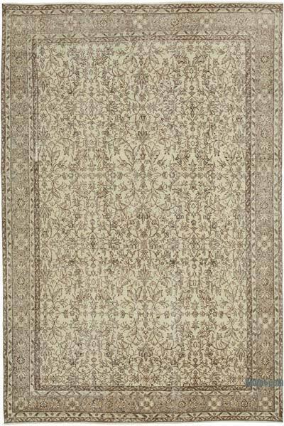 Vintage Turkish Hand-Knotted Rug - 6' 9" x 10'  (81" x 120")