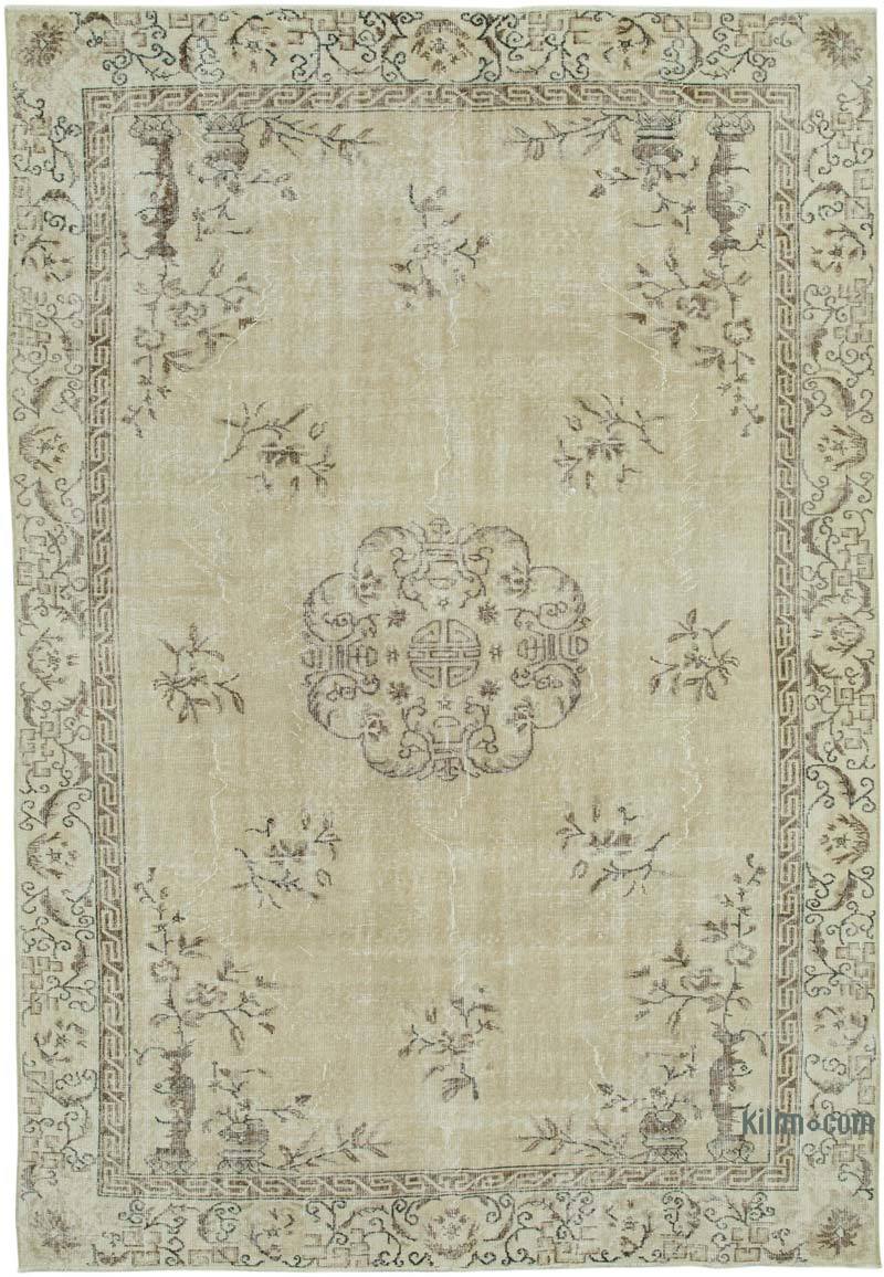 Vintage Turkish Hand-Knotted Rug - 6' 10" x 9' 9" (82 in. x 117 in.) - K0050772