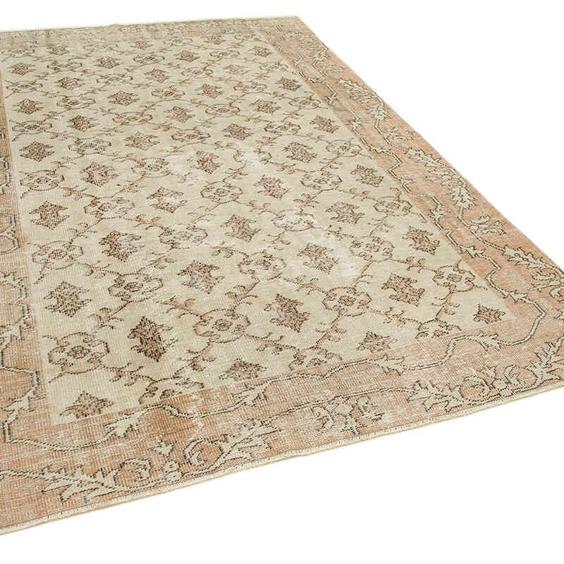 Vintage Turkish Hand-Knotted Rug - 6' 7" x 9' 7" (79" x 115") - K0050824