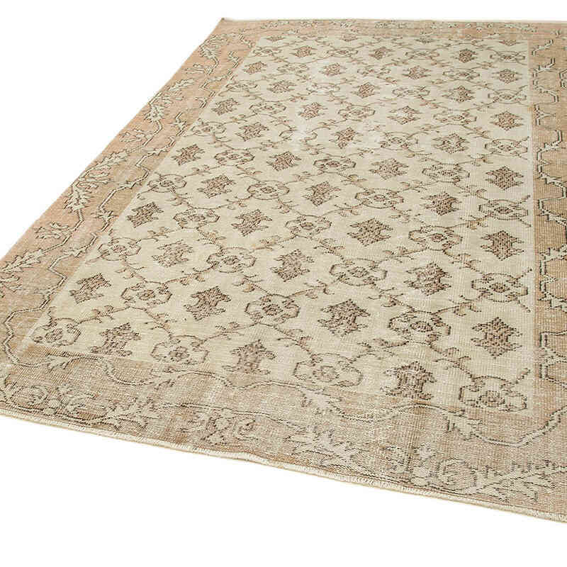 Vintage Turkish Hand-Knotted Rug - 6' 7" x 9' 7" (79" x 115") - K0050824