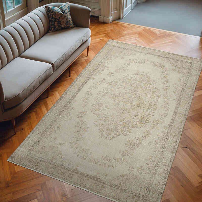 El Dokuma Vintage Halı - 189 cm x 307 cm - K0050827