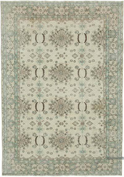 Vintage Turkish Hand-Knotted Rug - 7' 1" x 10' 2" (85 in. x 122 in.)