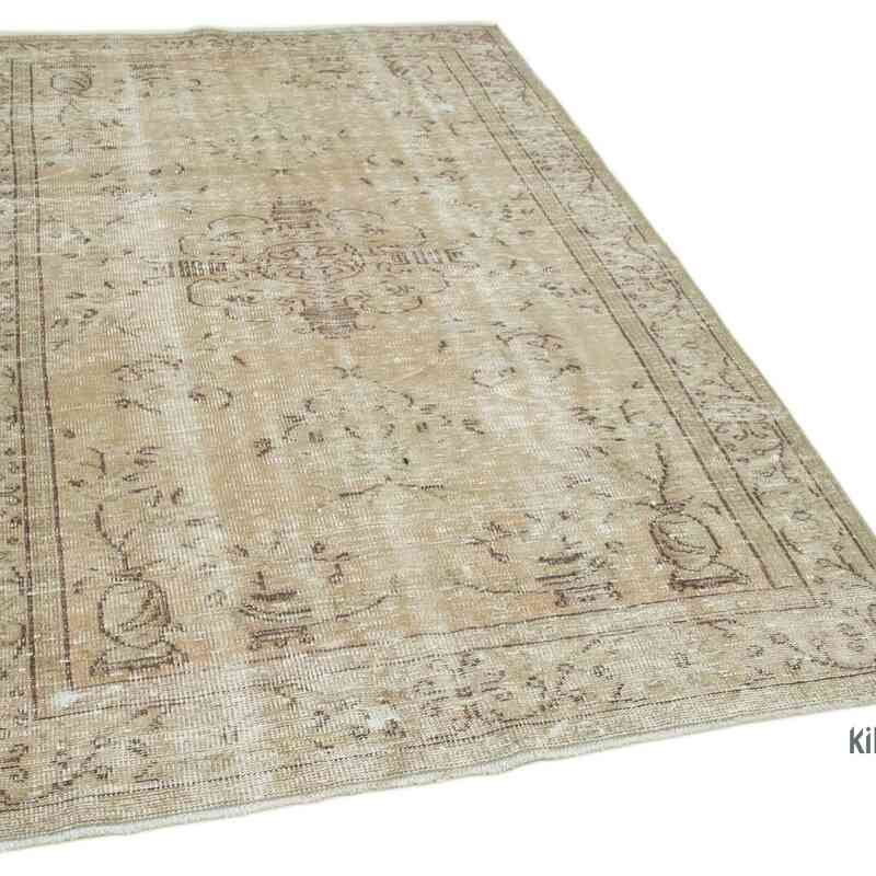 Vintage Turkish Hand-Knotted Rug - 4' 11" x 7' 11" (59 in. x 95 in.) - K0050841