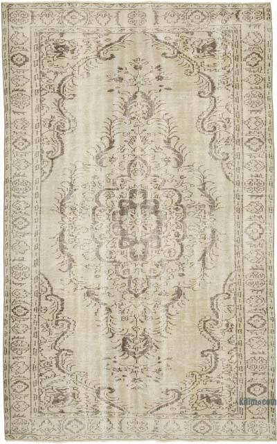 Alfombra Vintage Turca Anudada a Mano - 186 cm x 293 cm