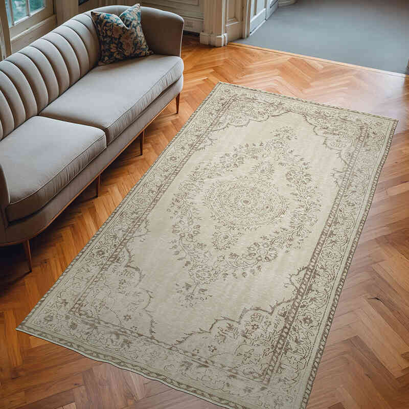 El Dokuma Vintage Halı - 192 cm x 316 cm - K0050856