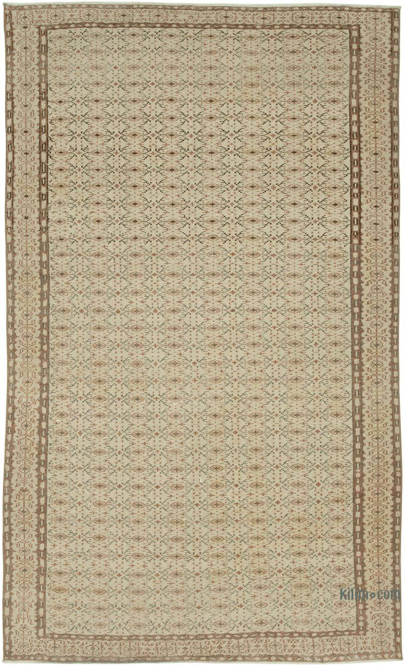 Vintage Turkish Hand-Knotted Rug - 5' 11" x 9' 11" (71 in. x 119 in.) - K0050860