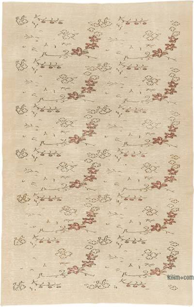 Alfombra Vintage Turca Anudada a Mano - 167 cm x 261 cm