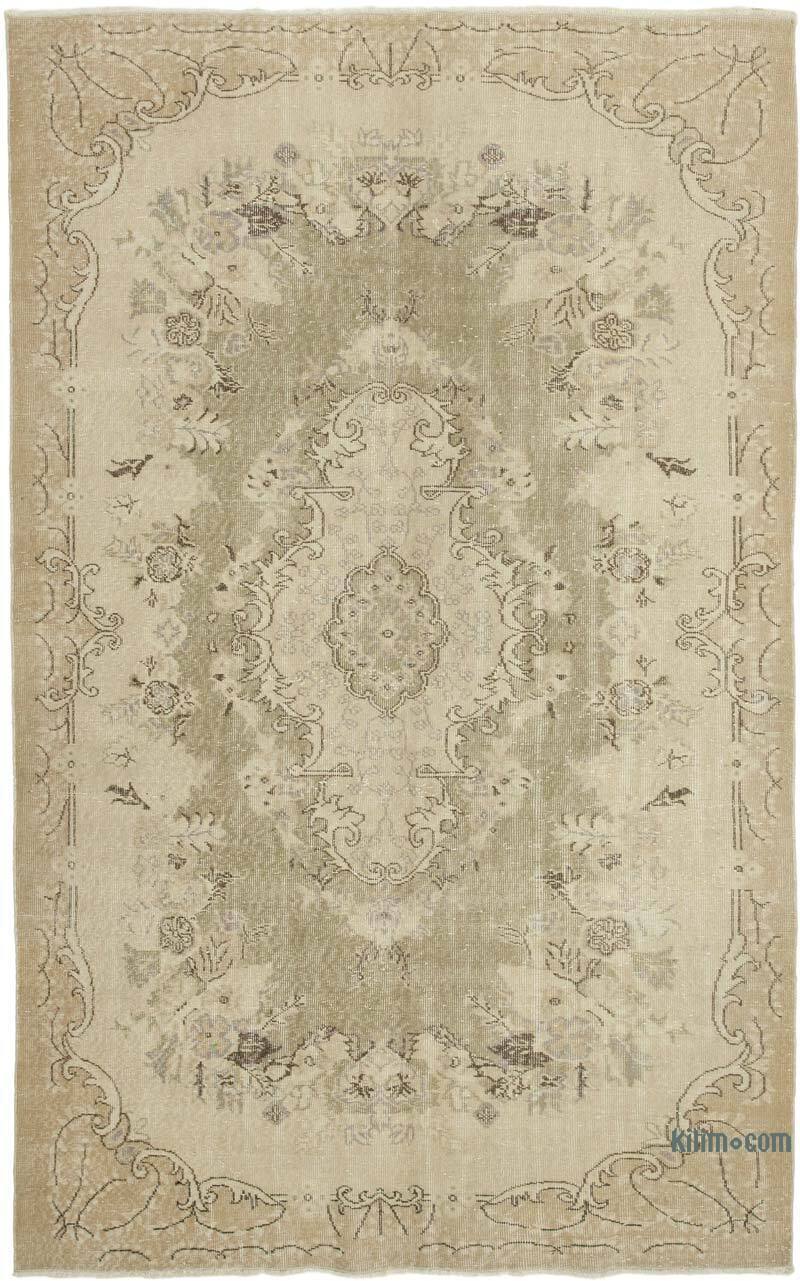 Vintage Turkish Hand-Knotted Rug - 6'  x 9' 7" (72" x 115") - K0050870