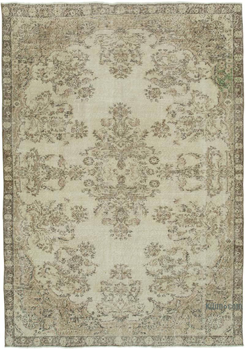 Vintage Turkish Hand-Knotted Rug - 6' 9" x 9' 5" (81 in. x 113 in.) - K0050878
