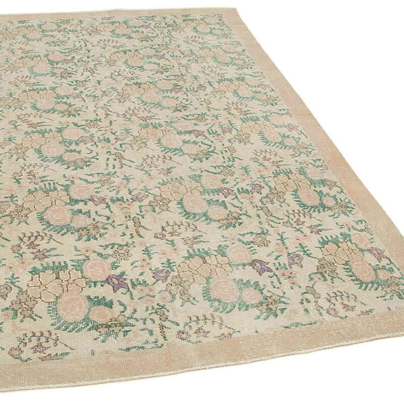Vintage Turkish Hand-Knotted Rug - 5' 5" x 8' 11" (65" x 107") - K0050882