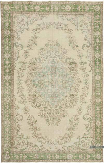 Alfombra Vintage Turca Anudada a Mano - 195 cm x 301 cm