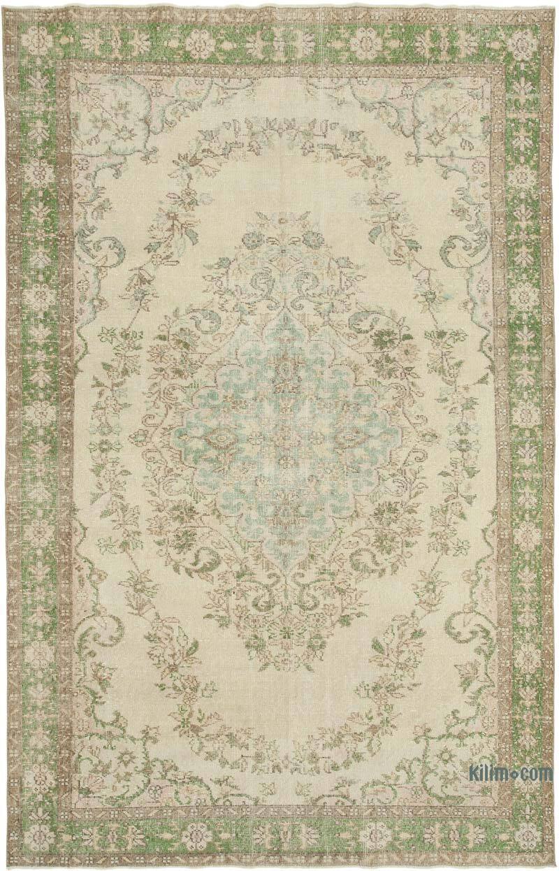 El Dokuma Vintage Halı - 195 cm x 301 cm - K0050884