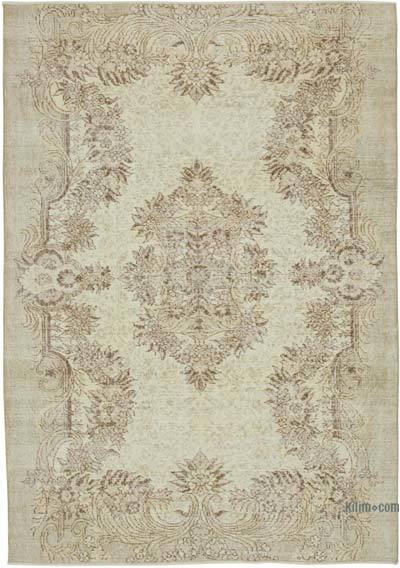 Vintage Turkish Hand-Knotted Rug - 5' 4" x 7' 9" (64 in. x 93 in.)