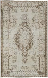 Alfombra Vintage Turca Anudada a Mano - 156 cm x 248 cm