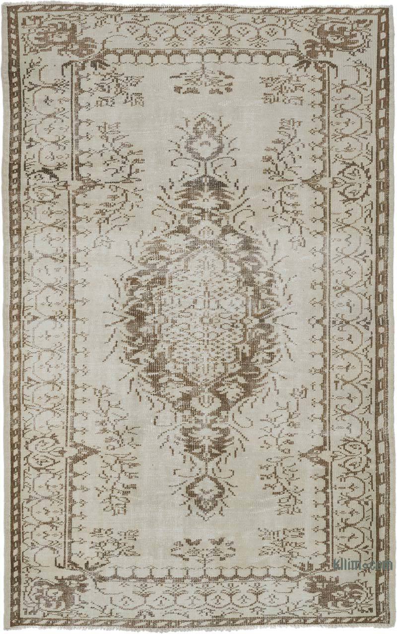 Vintage Turkish Hand-Knotted Rug - 5' 1" x 8' 2" (61" x 98") - K0050898