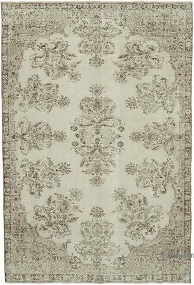 Vintage Turkish Hand-Knotted Rug - 7'  x 10' 2" (84 in. x 122 in.)