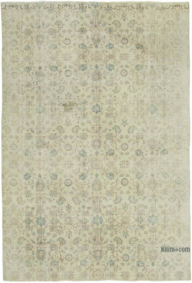 Vintage Turkish Hand-Knotted Rug - 6' 11" x 10' 2" (83 in. x 122 in.) - K0050919