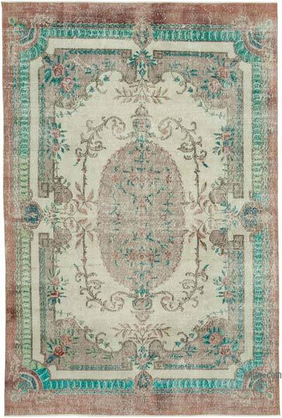 Vintage El Dokuma Anadolu Halısı - 211 cm x 318 cm