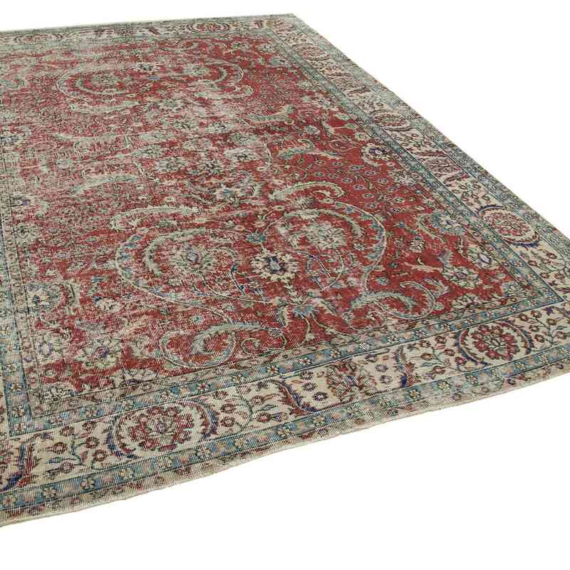 Vintage Turkish Hand-Knotted Rug - 7' 4" x 10' 3" (88 in. x 123 in.) - K0050947