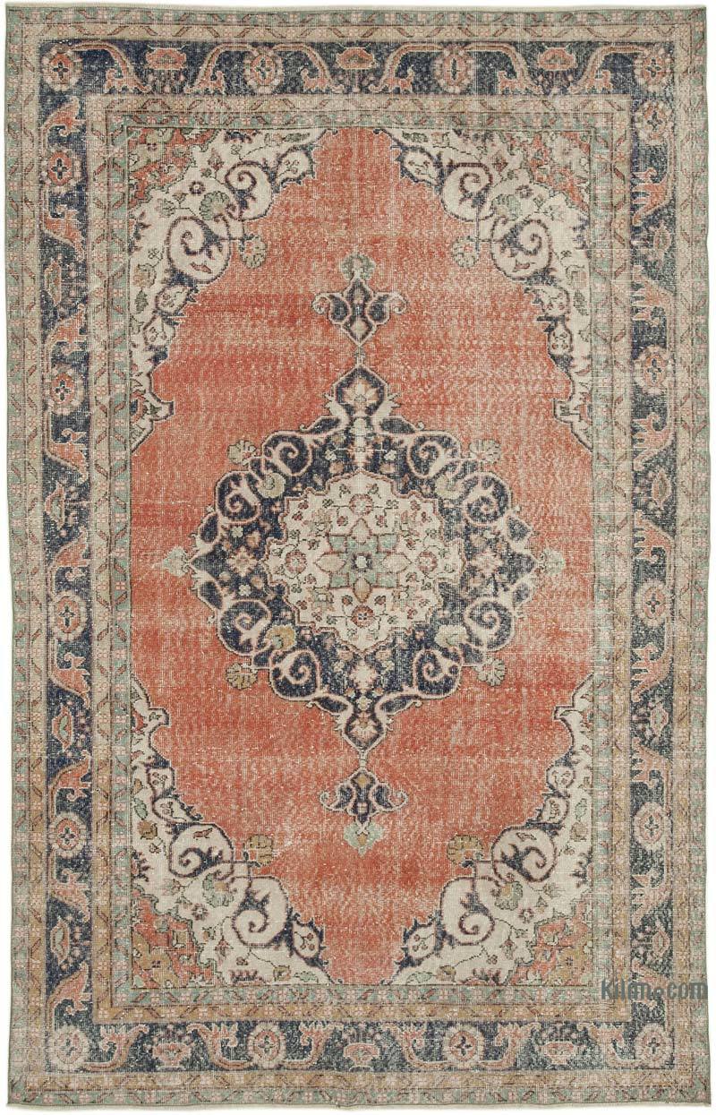 Vintage Turkish Hand-Knotted Rug - 6' 11" x 10' 10" (83 in. x 130 in.) - K0050950
