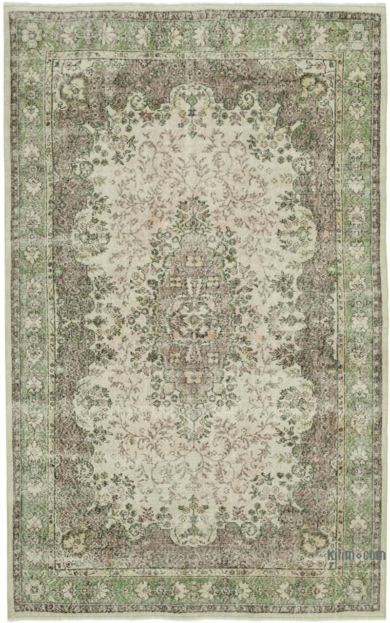 Vintage Turkish Hand-Knotted Rug - 6' 8" x 10' 7" (80 in. x 127 in.) - K0050963