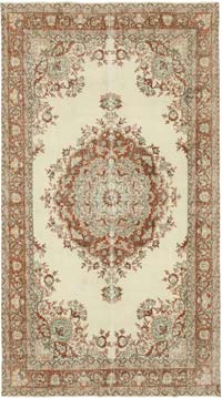 El Dokuma Vintage Halı - 190 cm x 342 cm