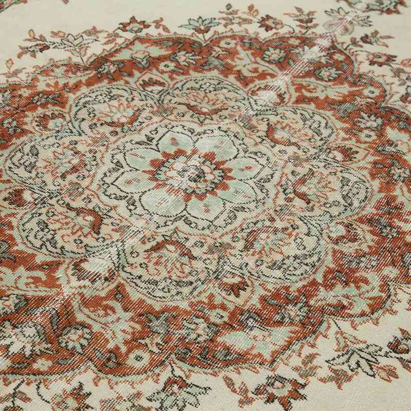 Vintage Turkish Hand-Knotted Rug - 6' 3" x 11' 3" (75 in. x 135 in.) - K0050966