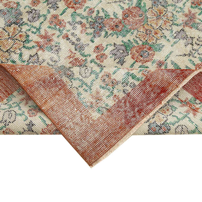 Vintage Turkish Hand-Knotted Rug - 7'  x 10'  (84" x 120") - K0050981