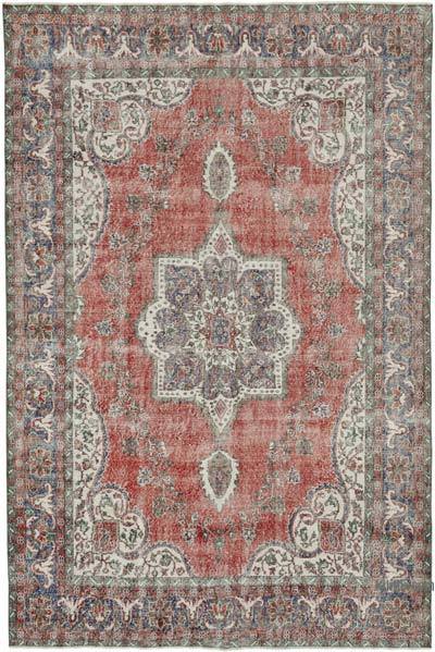 Vintage Turkish Hand-Knotted Rug - 6' 11" x 10' 7" (83 in. x 127 in.)