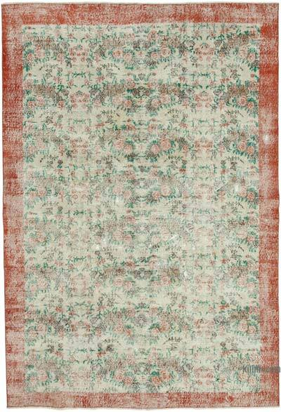Vintage Turkish Hand-Knotted Rug - 7' 1" x 10' 3" (85 in. x 123 in.)