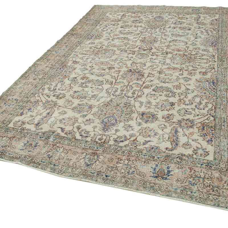 Vintage Turkish Hand-Knotted Rug - 7' 3" x 10' 8" (87 in. x 128 in.) - K0050994