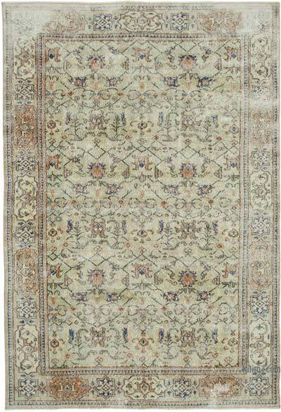 Vintage Turkish Hand-Knotted Rug - 7' 2" x 10' 4" (86 in. x 124 in.)