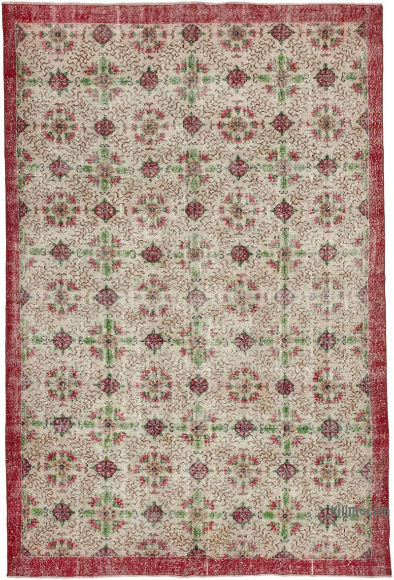 Vintage Turkish Hand-Knotted Rug - 6' 11" x 10' 4" (83 in. x 124 in.) - K0051017