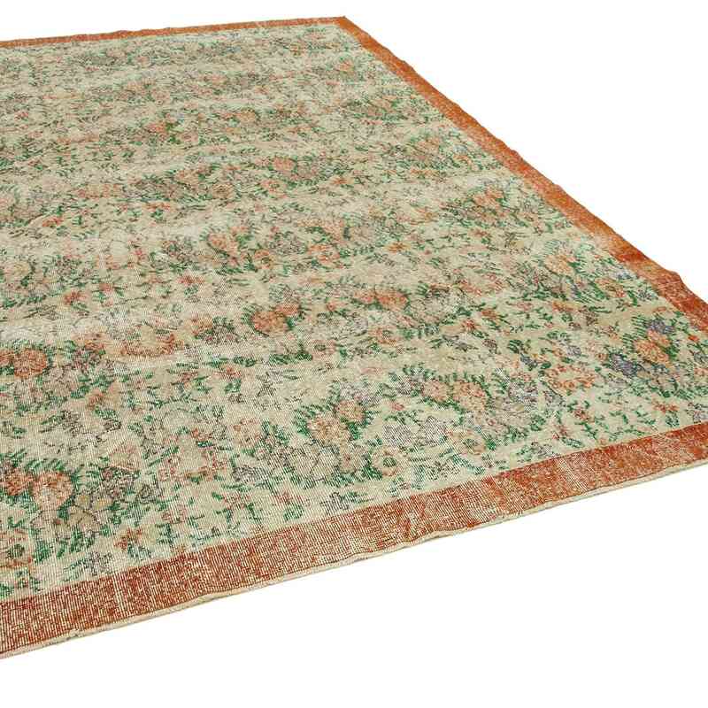 Vintage Turkish Hand-Knotted Rug - 7'  x 10' 9" (84" x 129") - K0051020