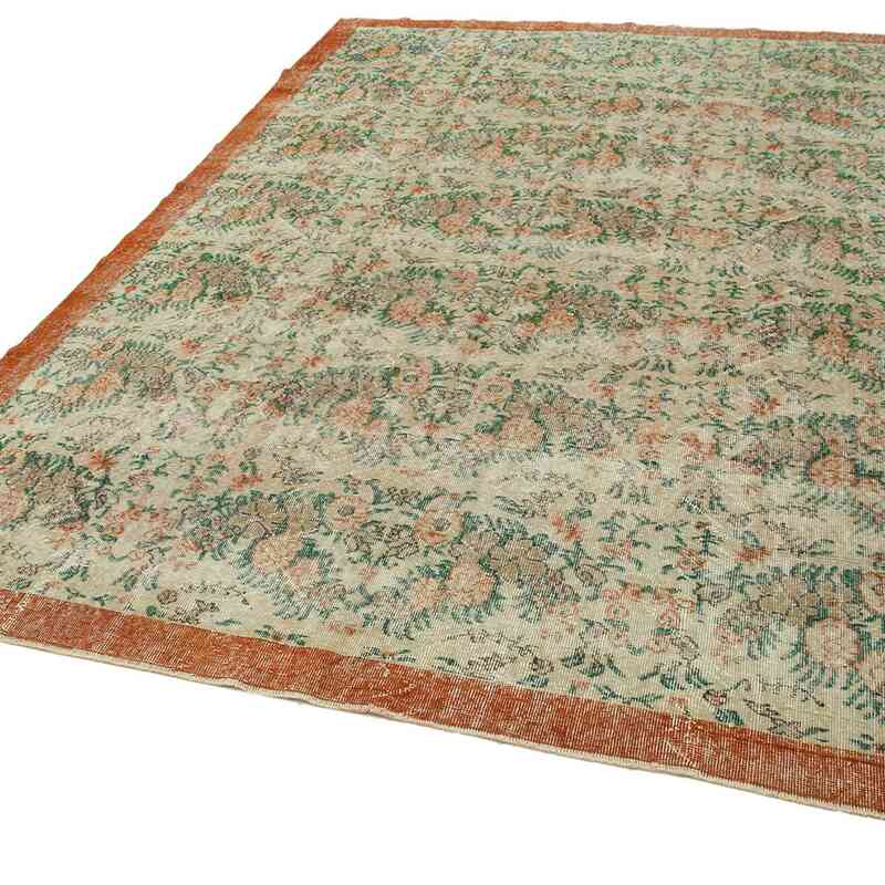 Vintage Turkish Hand-Knotted Rug - 7'  x 10' 9" (84" x 129") - K0051020