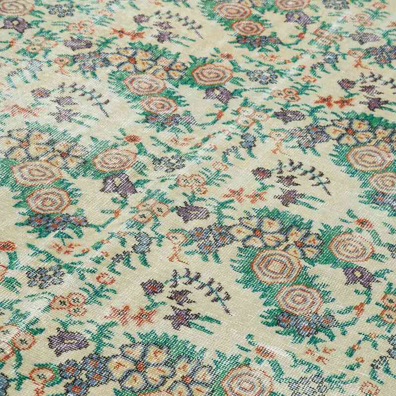 Alfombra Vintage Turca Anudada a Mano - 212 cm x 316 cm - K0051025