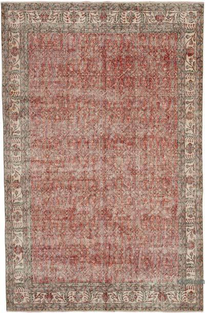 Vintage Turkish Hand-Knotted Rug - 6' 10" x 10' 4" (82 in. x 124 in.)