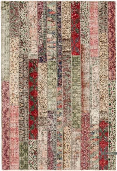 Patchwork El Dokuma Halı - 202 cm x 298 cm