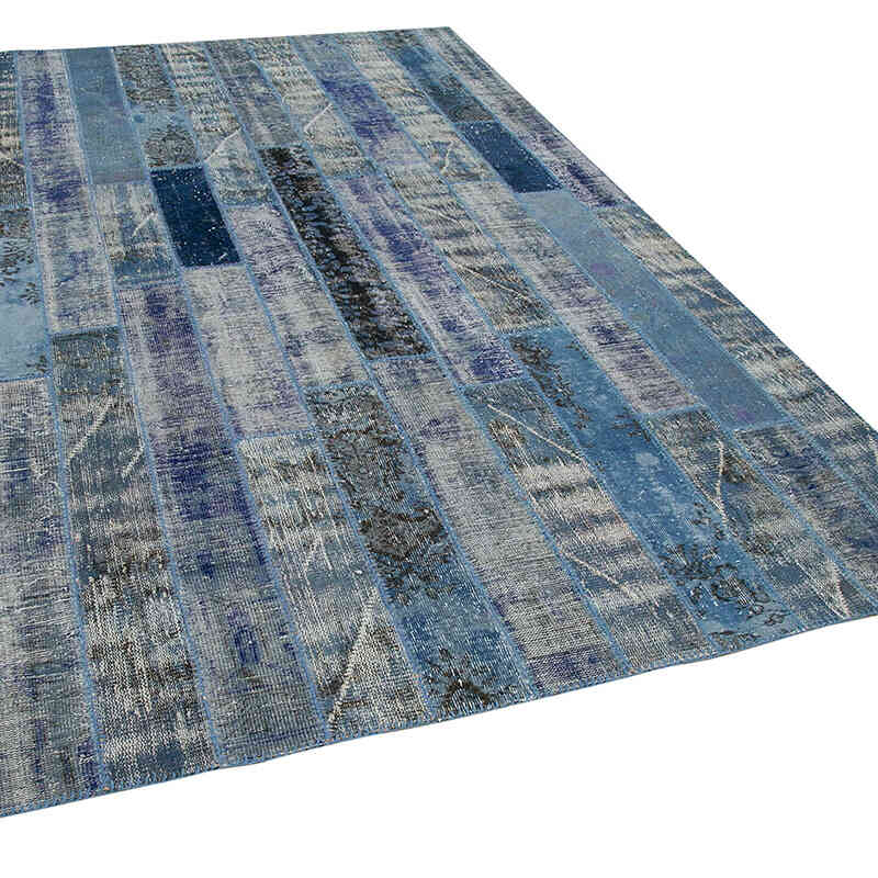 Alfombra De Retazos Turca Sobre-teñida - 194 cm x 300 cm - K0051179