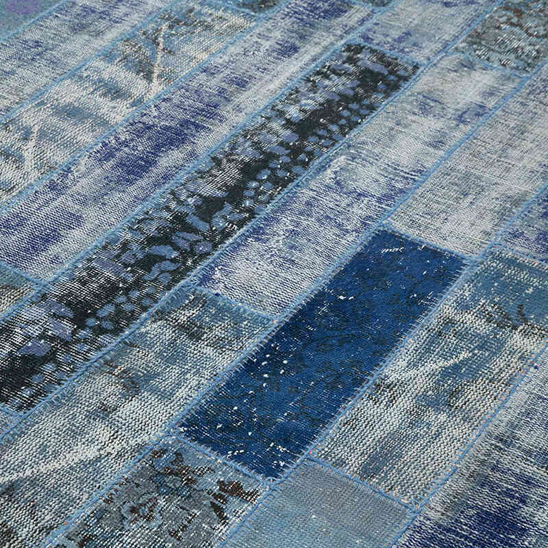 Alfombra De Retazos Turca Sobre-teñida - 194 cm x 300 cm - K0051179