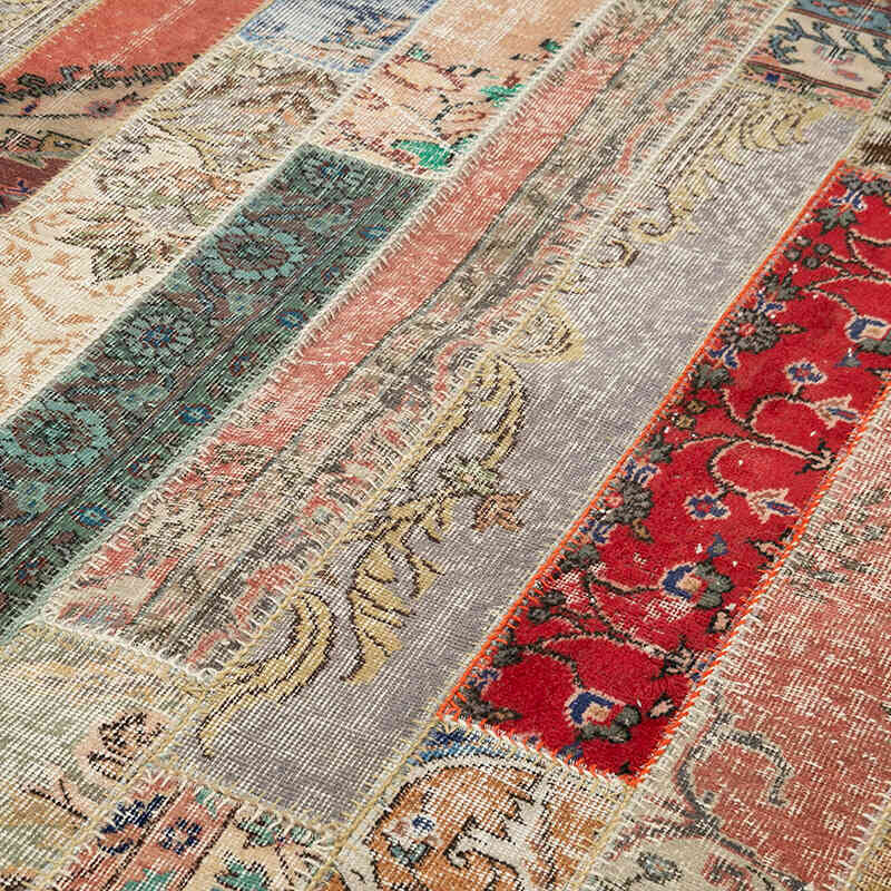 Alfombra Turca de Retazos - 199 cm x 305 cm - K0051192