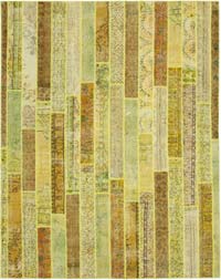Boyalı Patchwork Halı - 245 cm x 308 cm