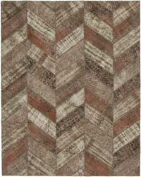 Patchwork Hand-Knotted Turkish Rug - 8' 1" x 10' 2" (97" x 122")