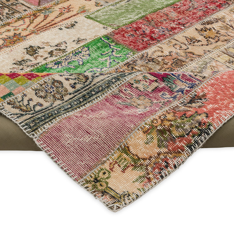 Patchwork El Dokuma Halı - 202 cm x 303 cm - K0051289