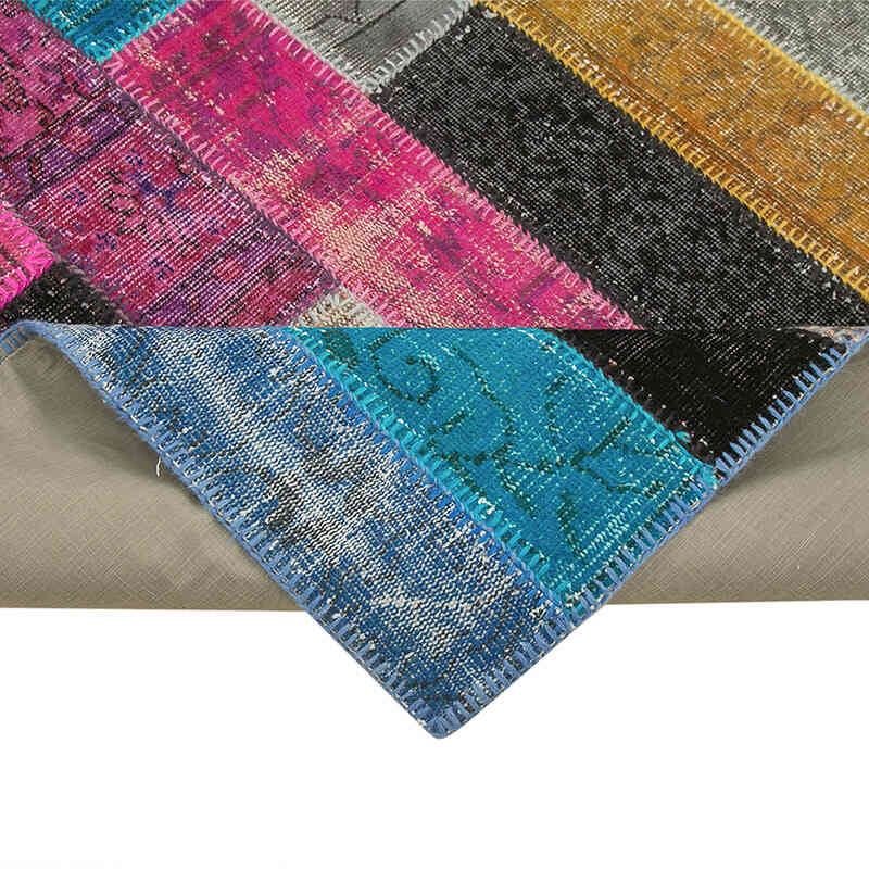 Çok Renkli Boyalı Patchwork Halı - 200 cm x 300 cm - K0051291