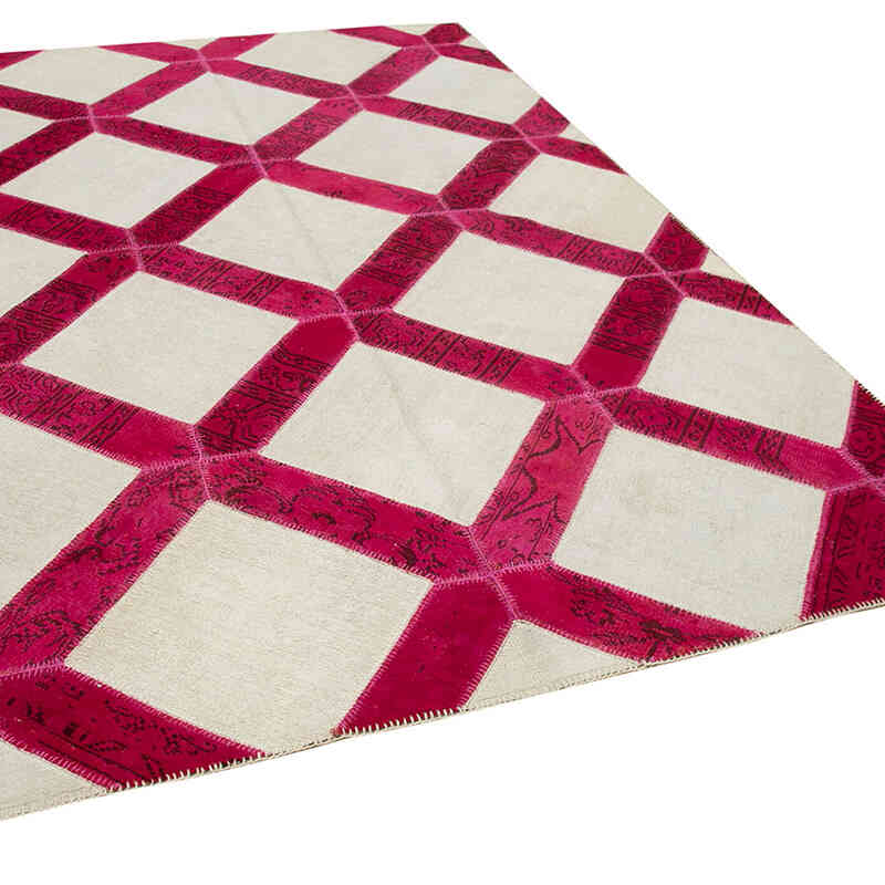 Patchwork El Dokuma Halı - 199 cm x 293 cm - K0051307